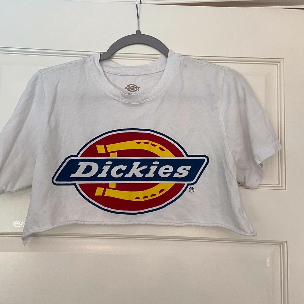 Dickies Red and White Short Sleeve Tees